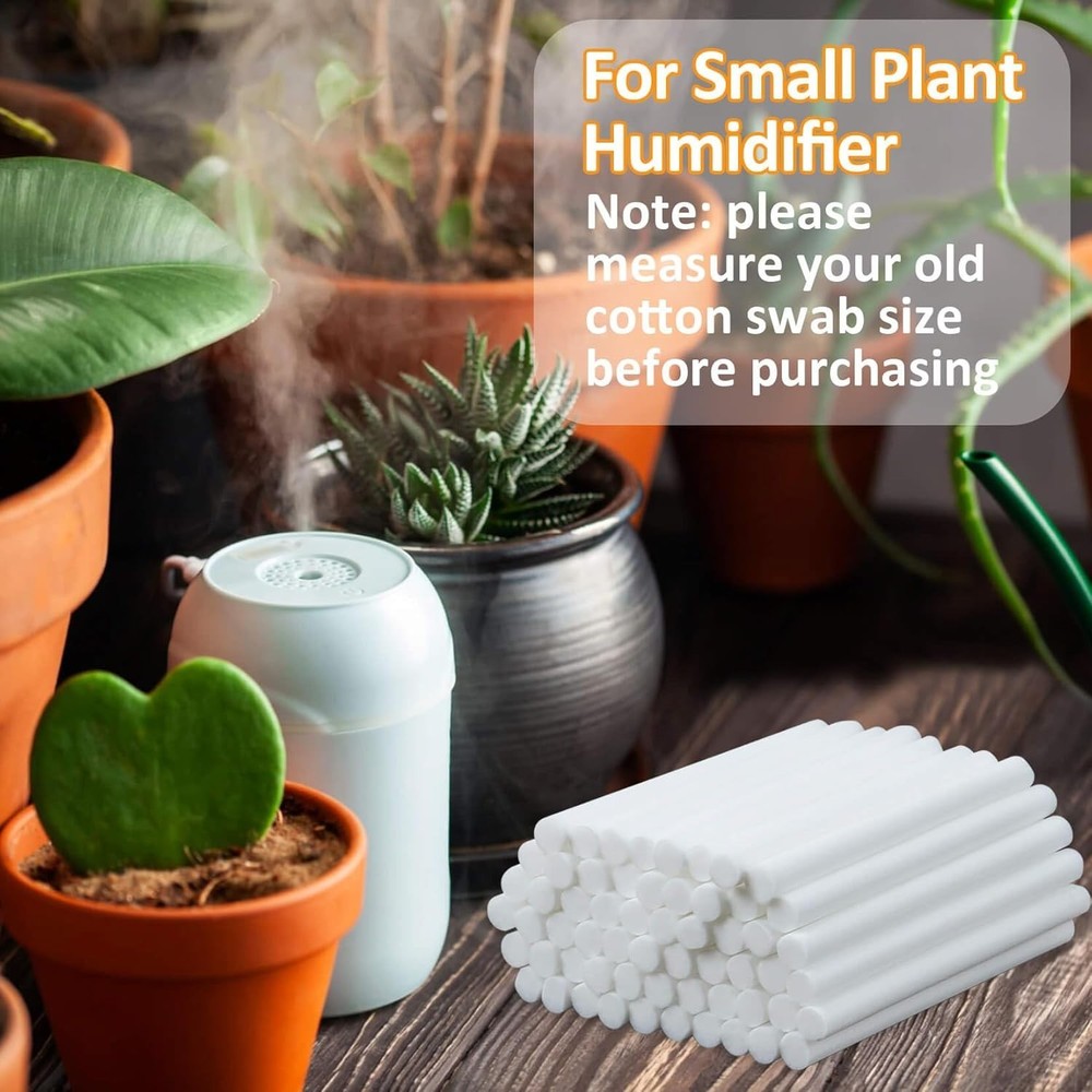 Humidifier Filter Sticks 60 Pack, Cotton Wick Refills for Portable Diffuser