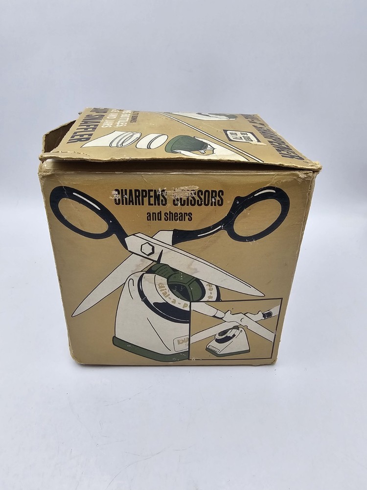 Vintage Dial-X Sharpener with Original Box and Manual
