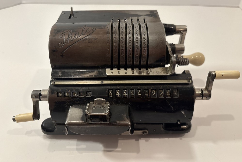 Thales Rastatt Rechenmaschine Eisen Mechanical Typewriter