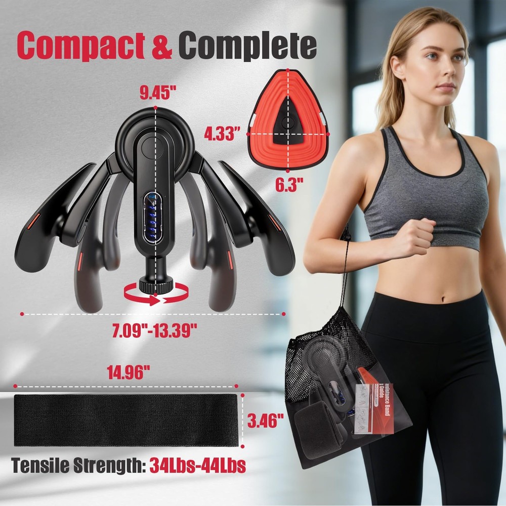 Paleclouds Thigh Trainer 10-100lb Adjustable Resistance