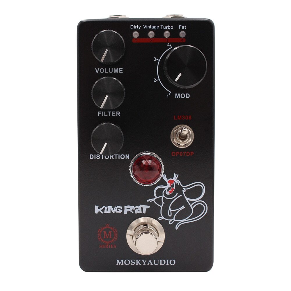 Guitar effects Distortion electric guitar effects 4 selector buttons