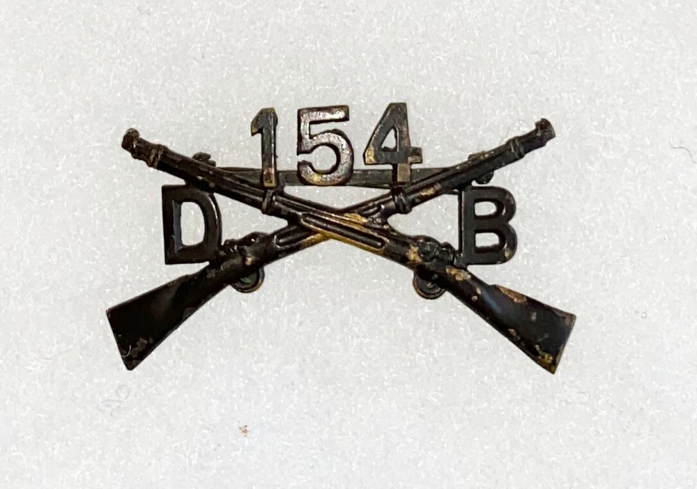 WWI 154th Disciplinary Barracks Officers Collar Device