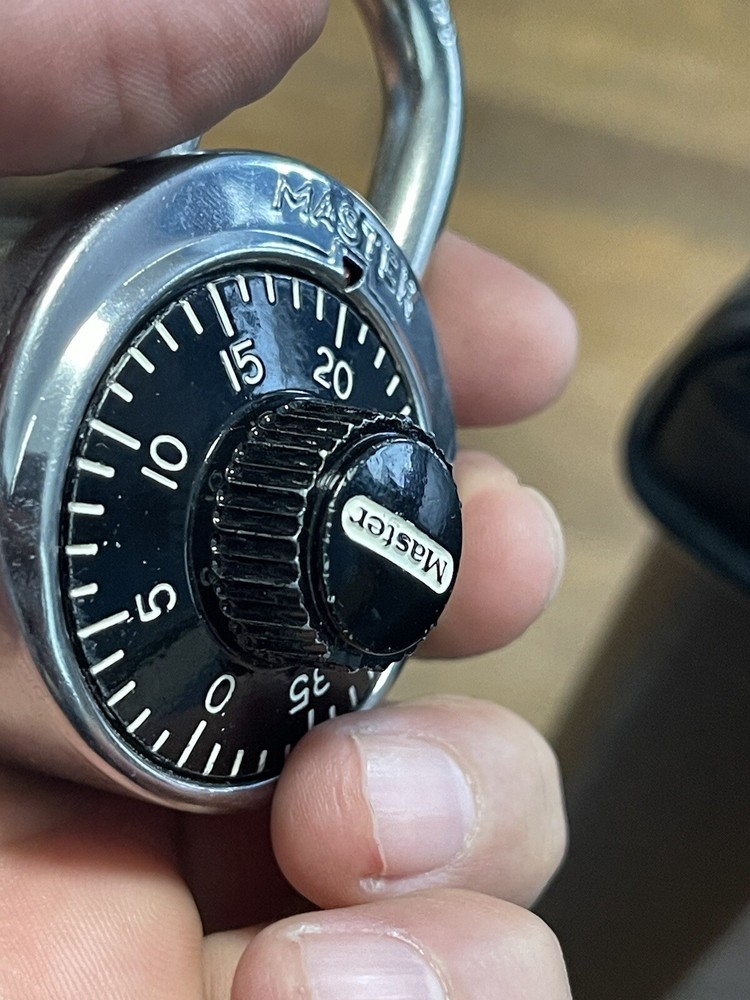 Master Lock Padlock Block Guard Combination Lock