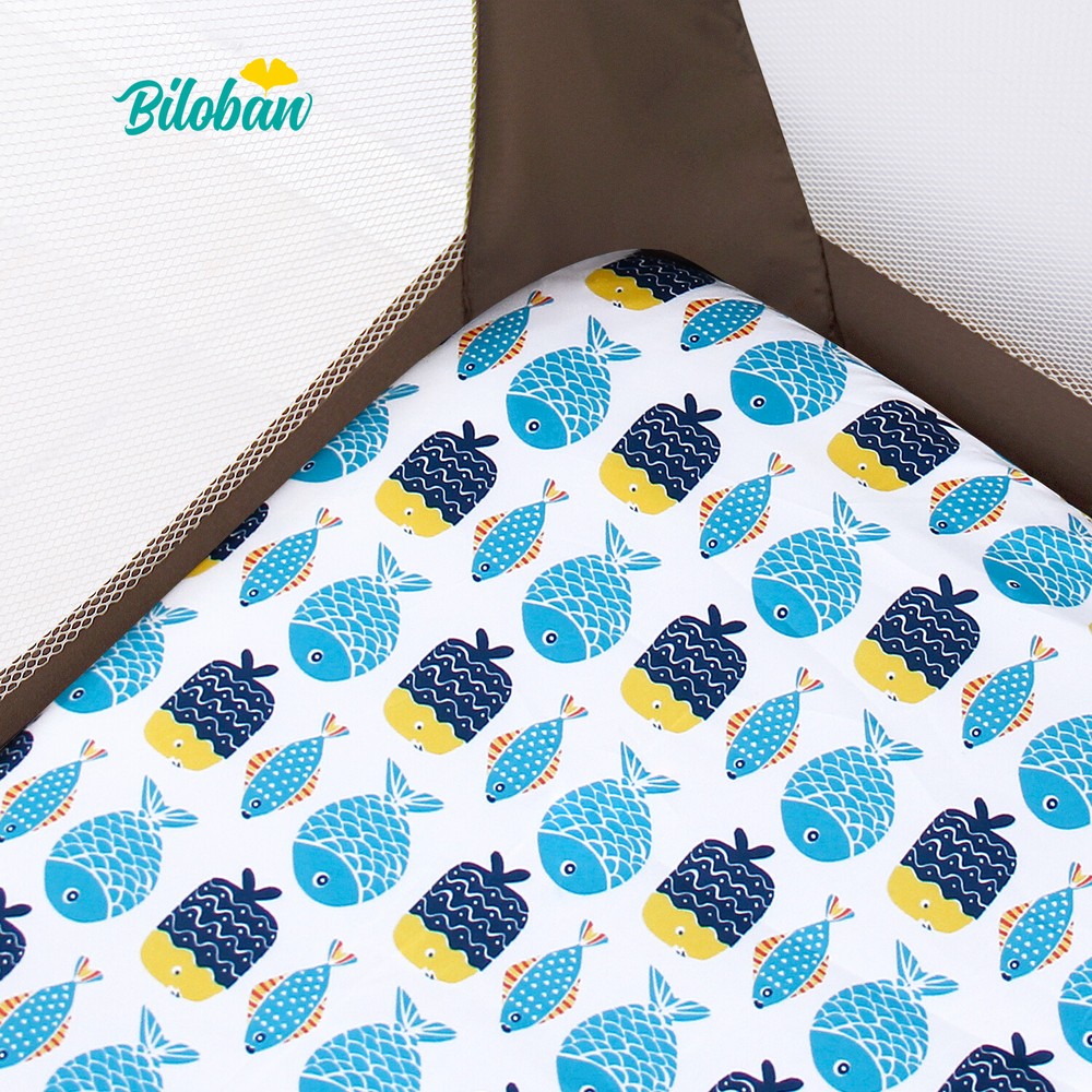 Pack N Play Sheets Fitted Portable Playard Mini Crib Sheets 2 Pack 39"x27"