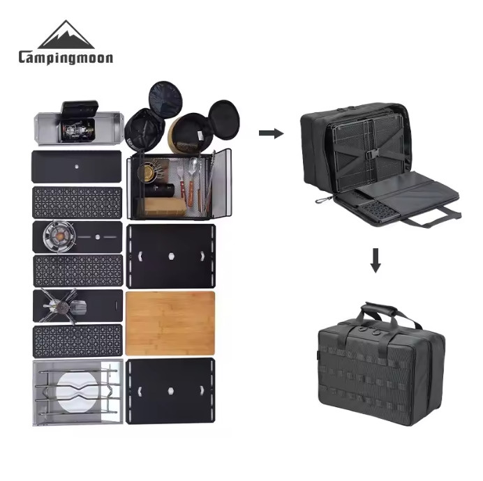 CAMPINGMOON BK-46 Large Capacity Storage Bag Camping IGT Module Collection