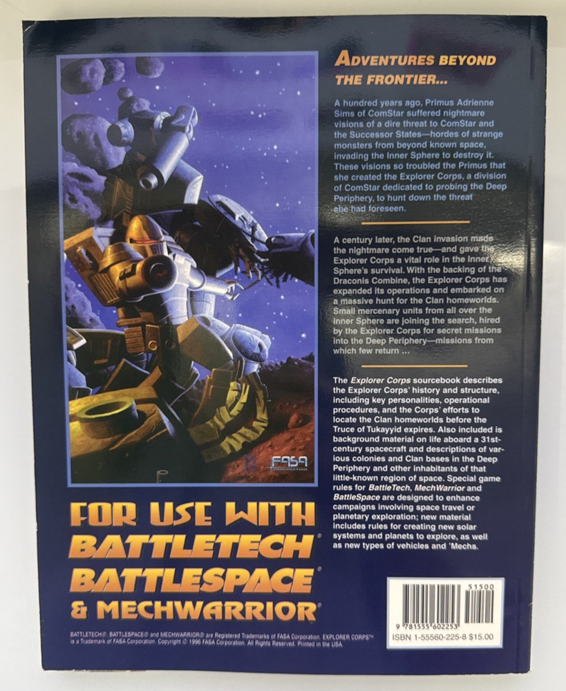 FASA Battletech Explorer Corps #1681