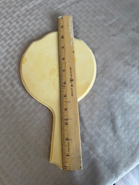 Vintage Celluloid Hand Held Mirror