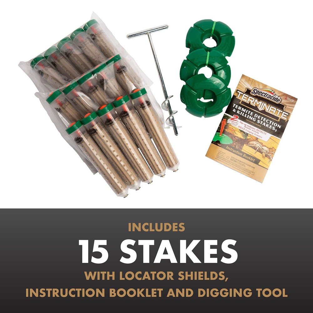 Spectracide Terminate Termite Detection Killing Stakes, Kills Foraging