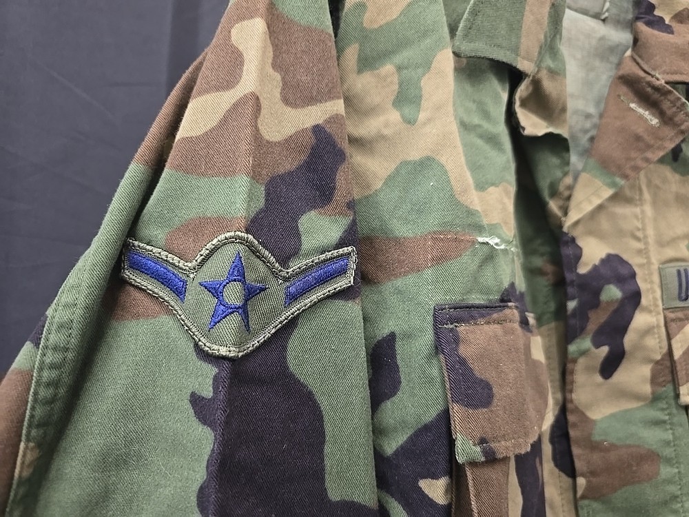 Salty USGI Coat Combat Woodland Pattern Small Long