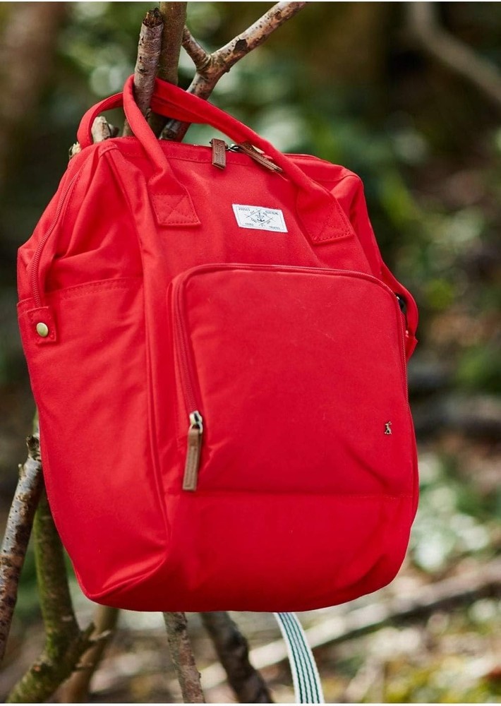 Joules Coast Rucksack, Red One-Size