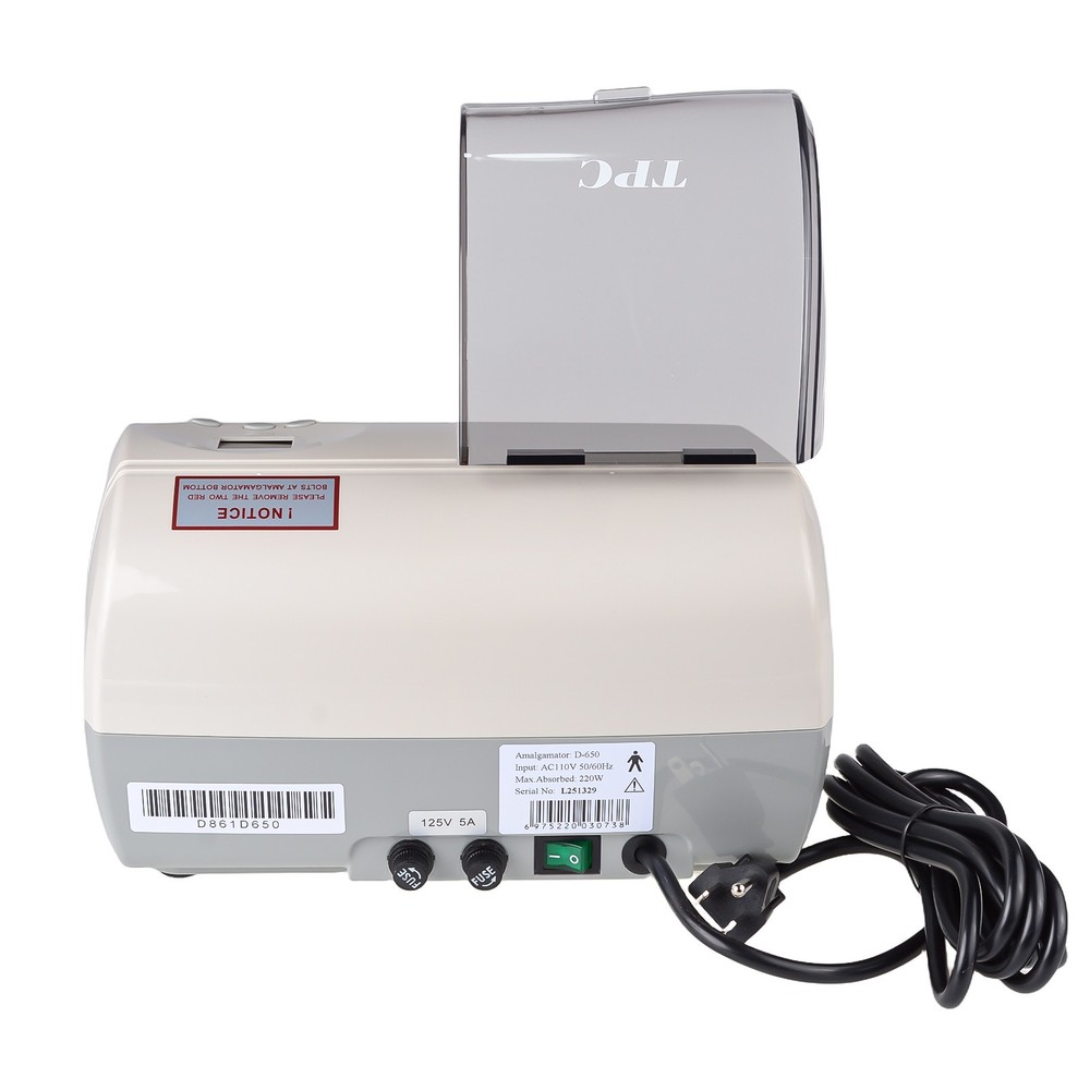 TPC D-650 Dental Amalgamator Amalgam Capsule Mixer with Digital Time Setting