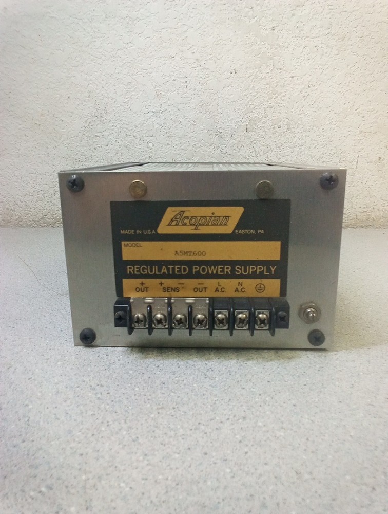 Acopian Model A5MT600 Regulated Power Supply