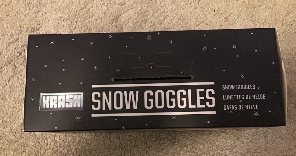 New Krash Snow Goggles S2 Medium Tint Ages-5+