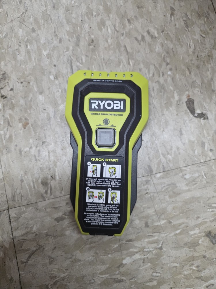 RYOBI ESF5002 Whole Stud Finder Auto Depth Scan Tech Hand-Held Multiple LED