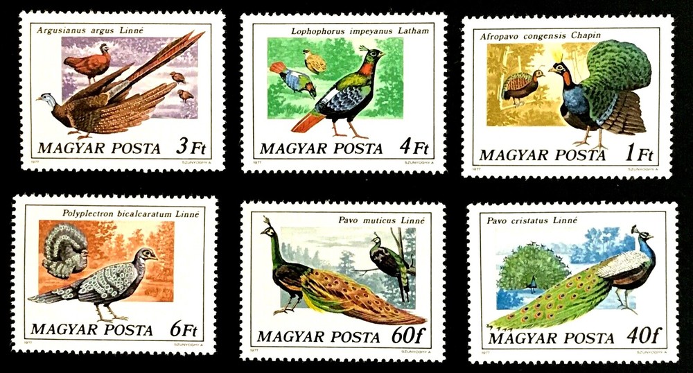 Hungary #2471-6 Birds - MNH