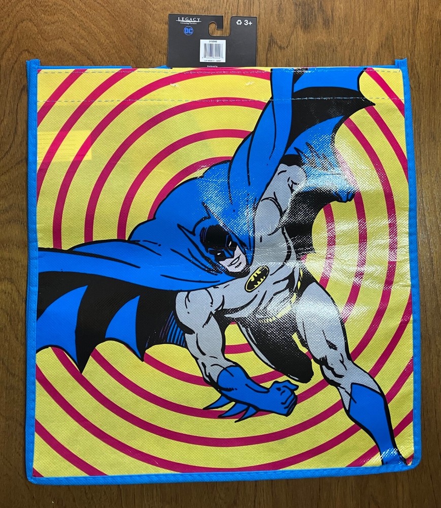 Batman Reusable 100% Polypropylene Bag NEW Legacy DC Comics