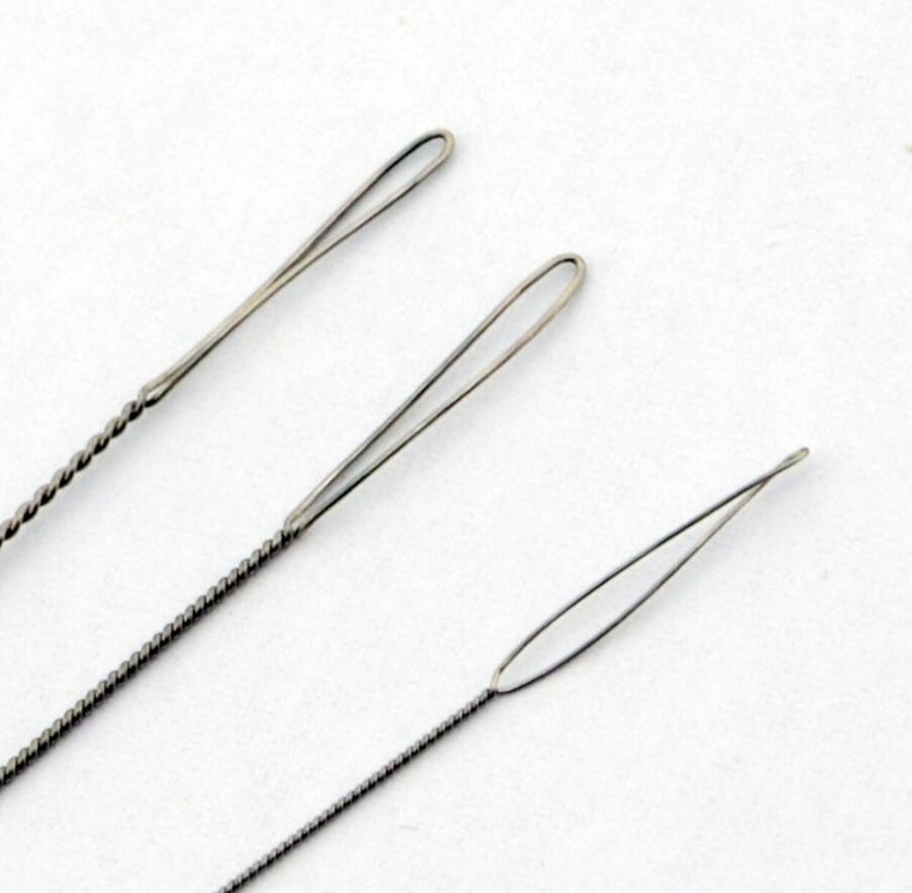 Big Eye Beading Needles Thread String Cord Pins For Beads Making 7pcs 7 Size