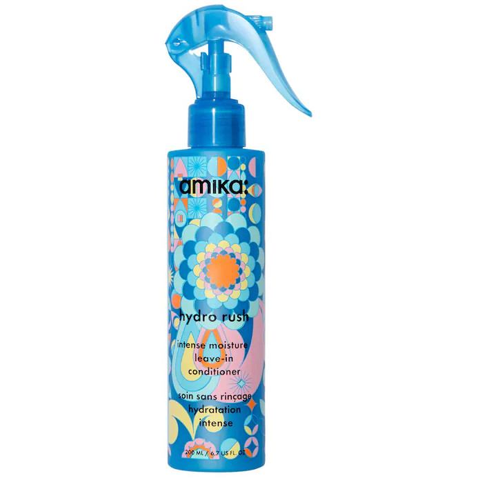 NIB Authentic amika Hydro Rush Intense Moisture Leave-In Conditioner