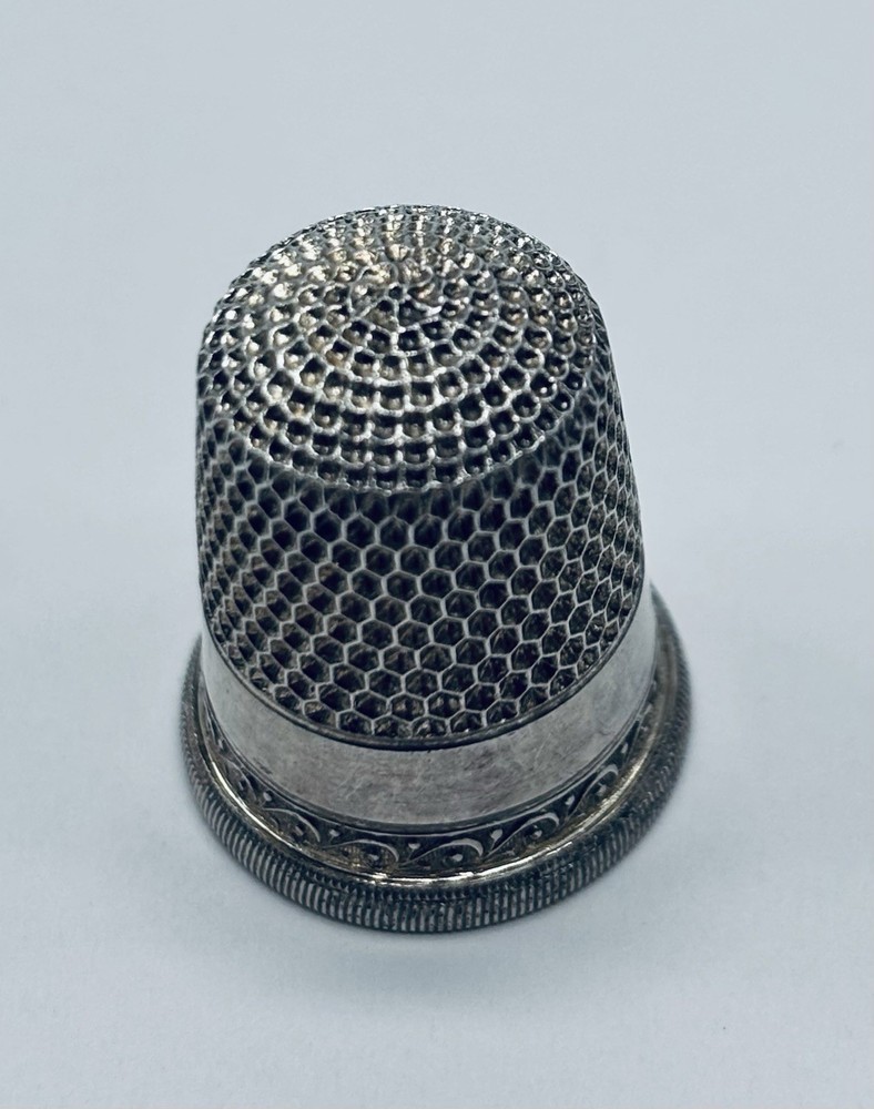 Sterling Silver Thimble Vintage Sewing Thimble Size 11