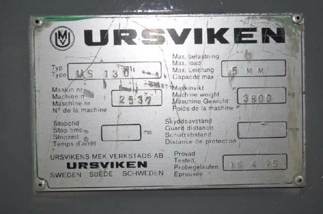 10′ x 5/16 Pullmax Hydraulic Shear 13 HOLD DOWNS 36″ FRONT OPERATED POWER BACK G