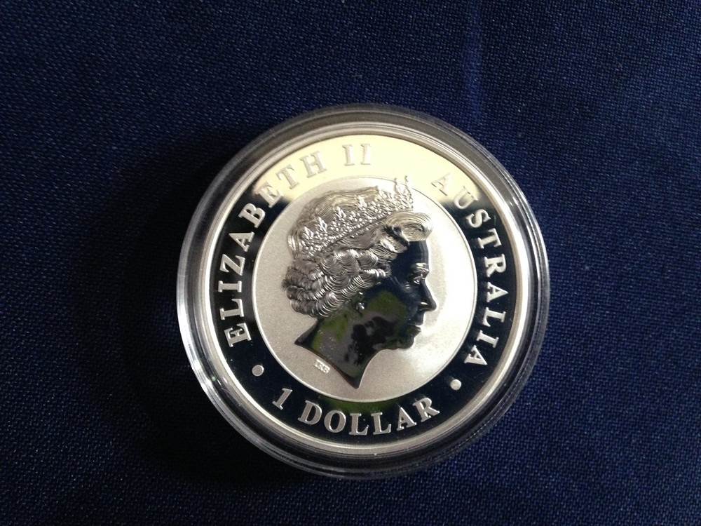 2014 Australia $1 Silver Koala Gem BU One Ounce E6070