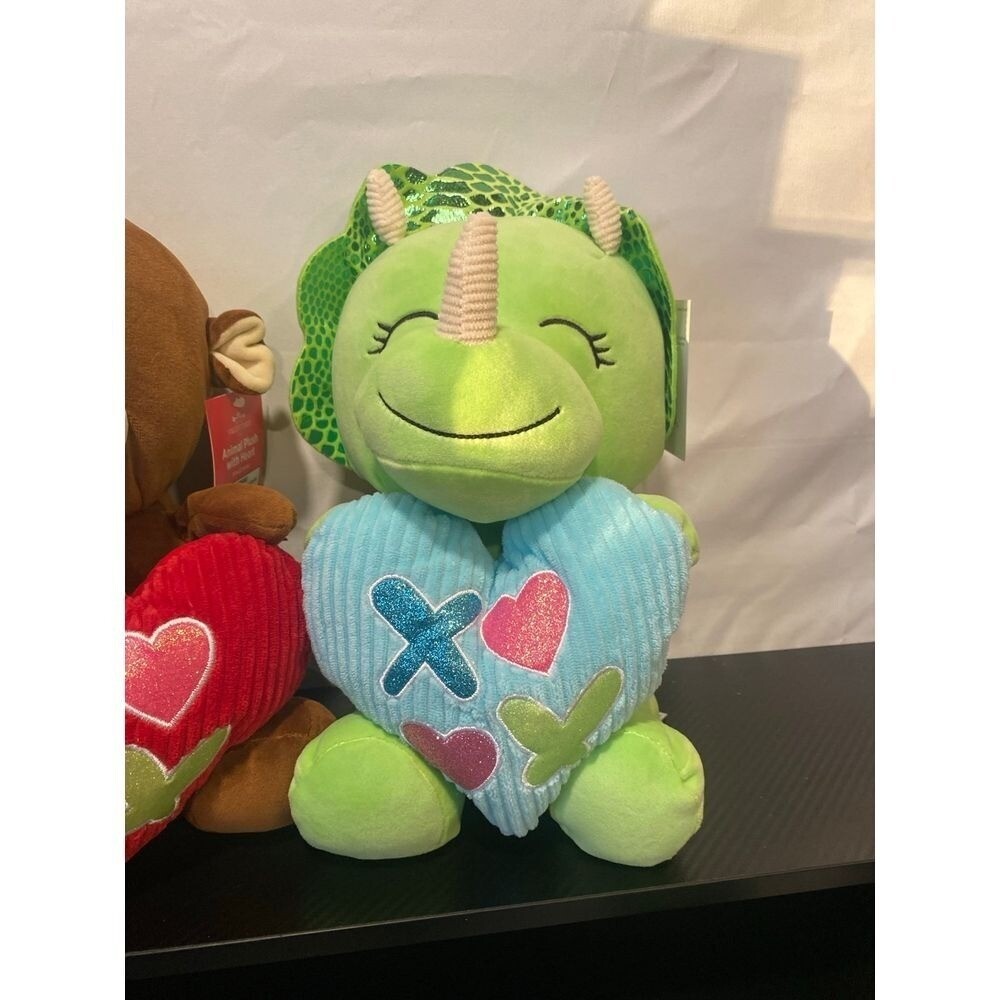 Bundle of 2 LOVE Plush - Monkey & Dinosaur
