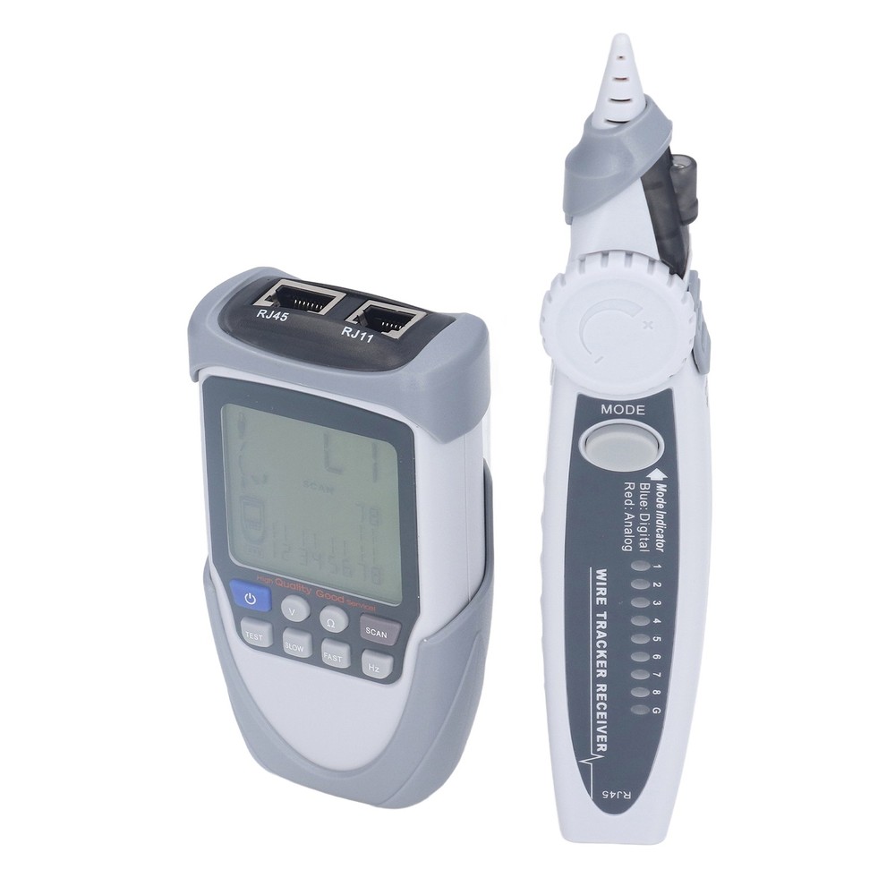 Digital Network Cable Tester With LCD Analogue/digitizing/POE Support For