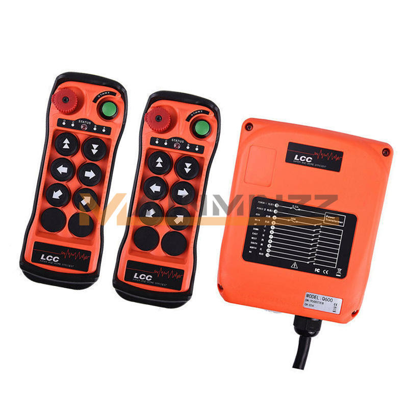 12V-380VQ600 6Button Double Speed Hoist Crane Industrial Wireless Remote Control