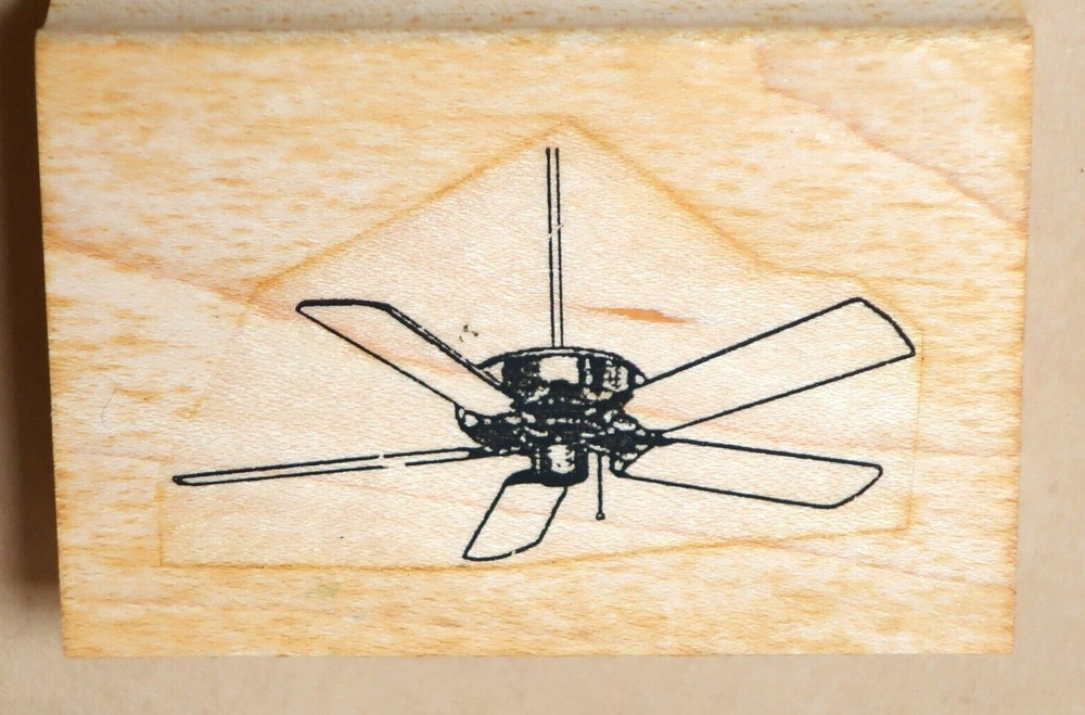 SOMETHING DIFFERENT RUBBER STAMP 1992 CEILING FAN