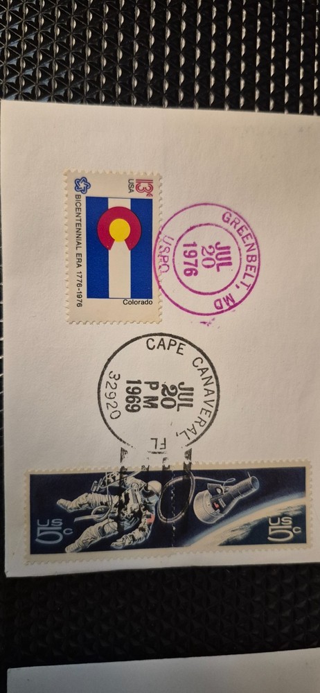 1371 Apollo 8 Moon Orbit 5"X3.5 Multiple on back (Each Different) 10 Per order