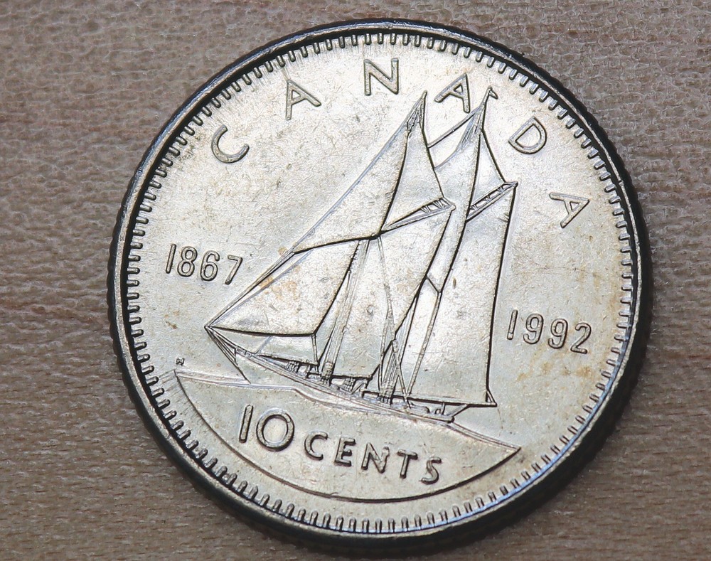 1992 Canada 10 Cents