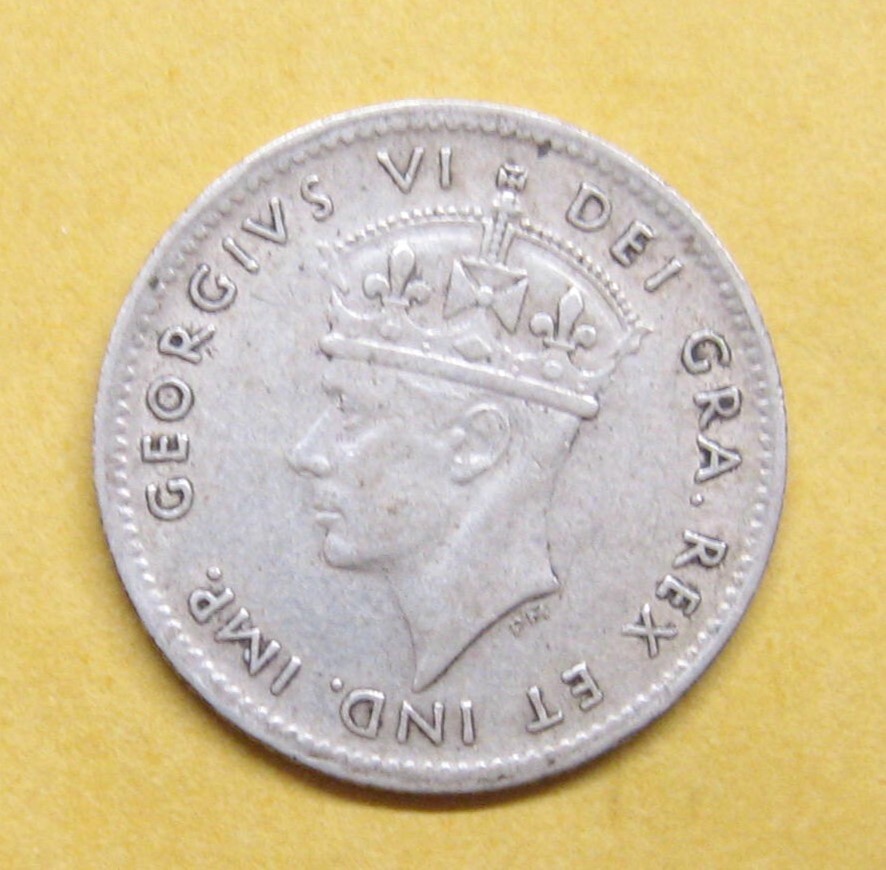 1943-C Newfoundland 5 Cent Silver Take a Look