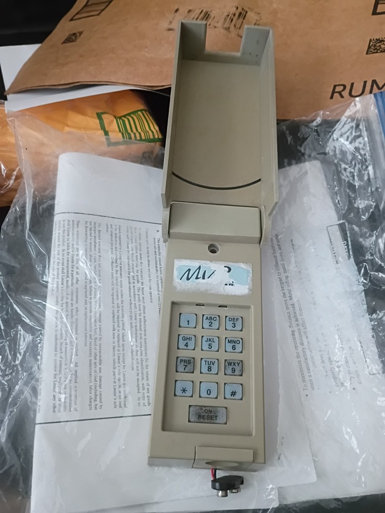 MVP Alllstar outside keypad MODEL 110927