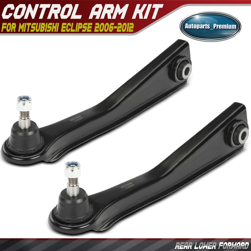 2x Rear Lower Forward Control Arm & Ball Joint kit for Mitsubishi Eclipse 06-12