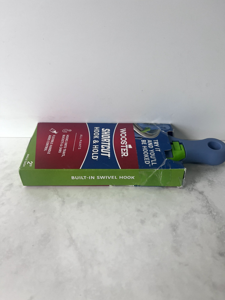 2 In. Shortcut Hook & Hold Polyester Angle Sash Brush