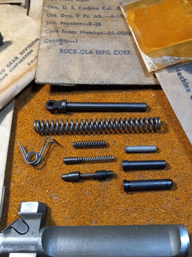 M1 Carbine Hammer Spring with Plunger USGI NOS