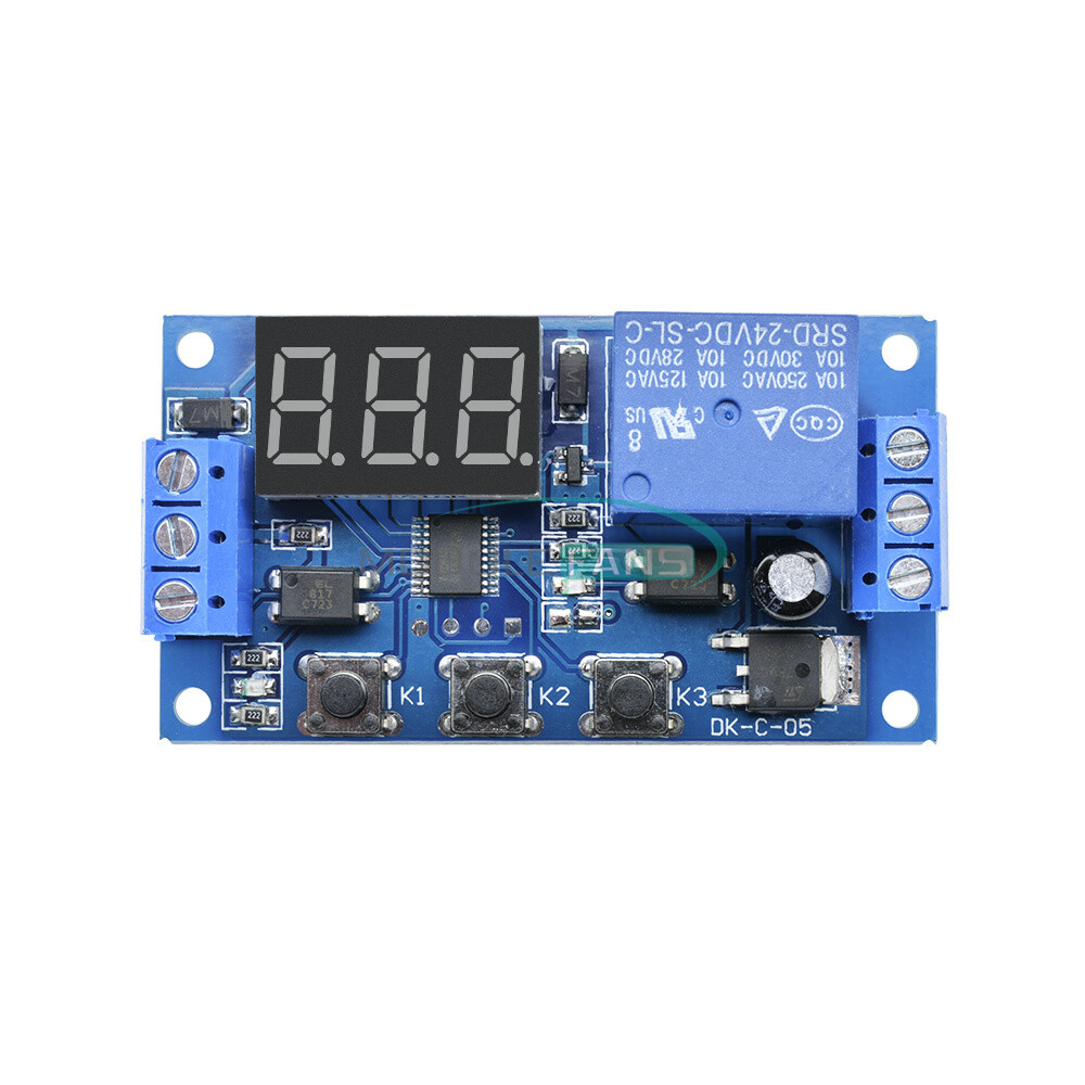 24V Digital LED Trigger Delay Time Cycle Timer Control Switch Relay Module