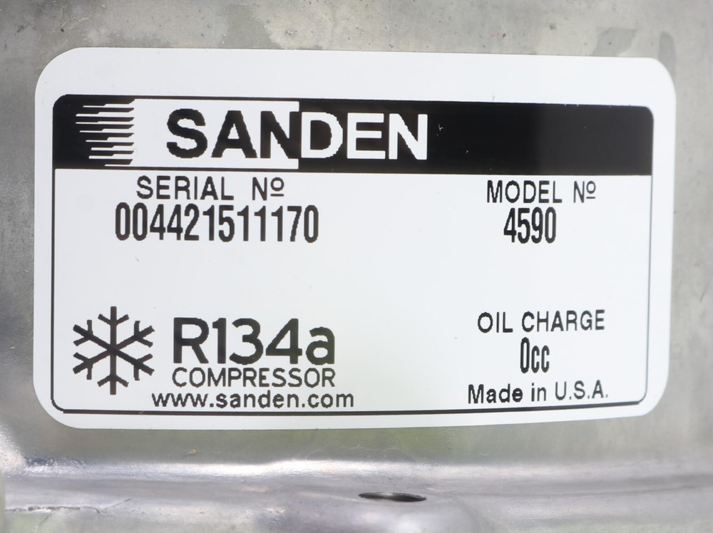 New 4590U Sanden AC Compressor 12V