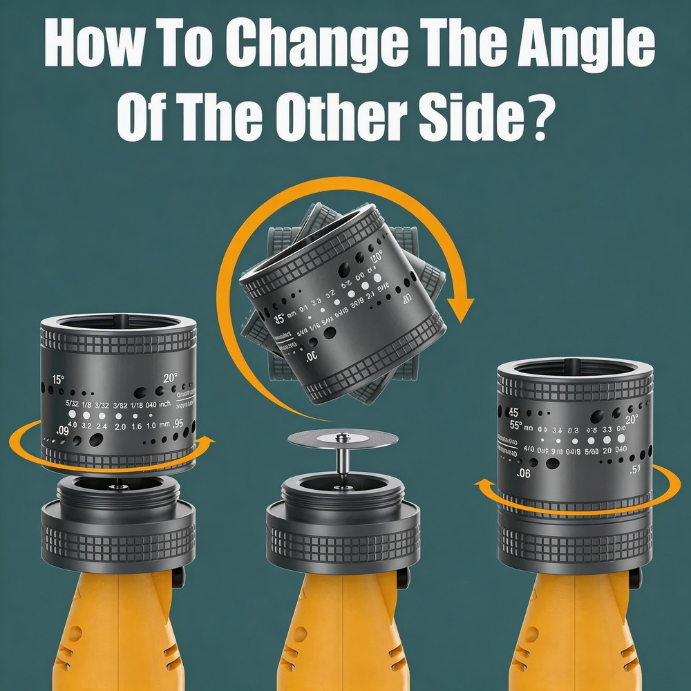 Tungsten Electrode Sharpener TIG Grinder Kit 6 Sizes 8 Angles Diamond