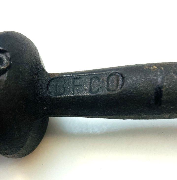 Vtg BFCO Single 3 lb Cast Iron Dumbbell