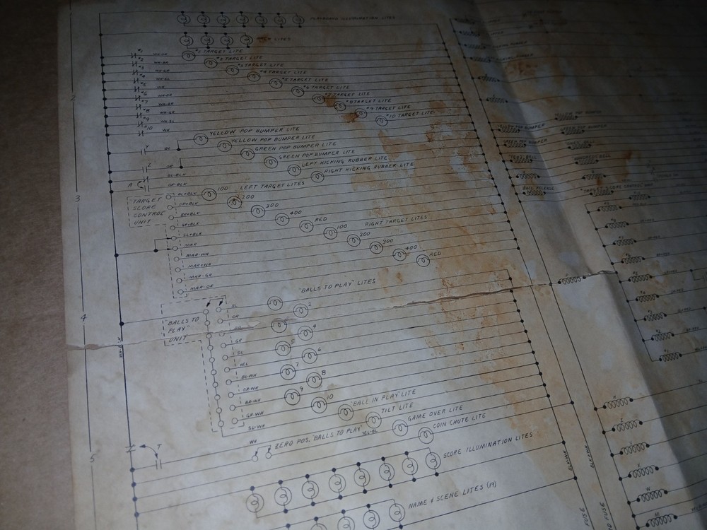 Gottlieb HURDY GURDY Pinball Schematic
