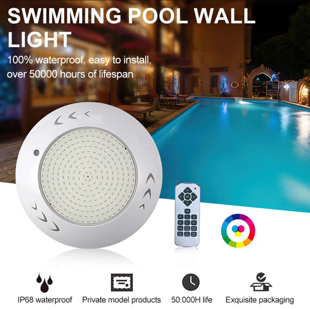 NEW 12V RGB Remote Control Memory Function Resin Filled Swimming Pool LED Light