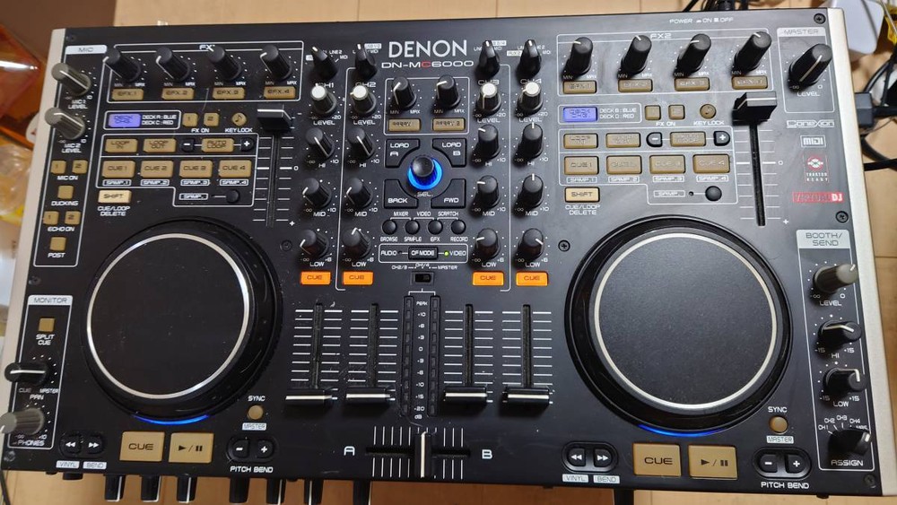 Denon DN-MC6000 Total Controller Virtual DJ Panel Cone Very Good