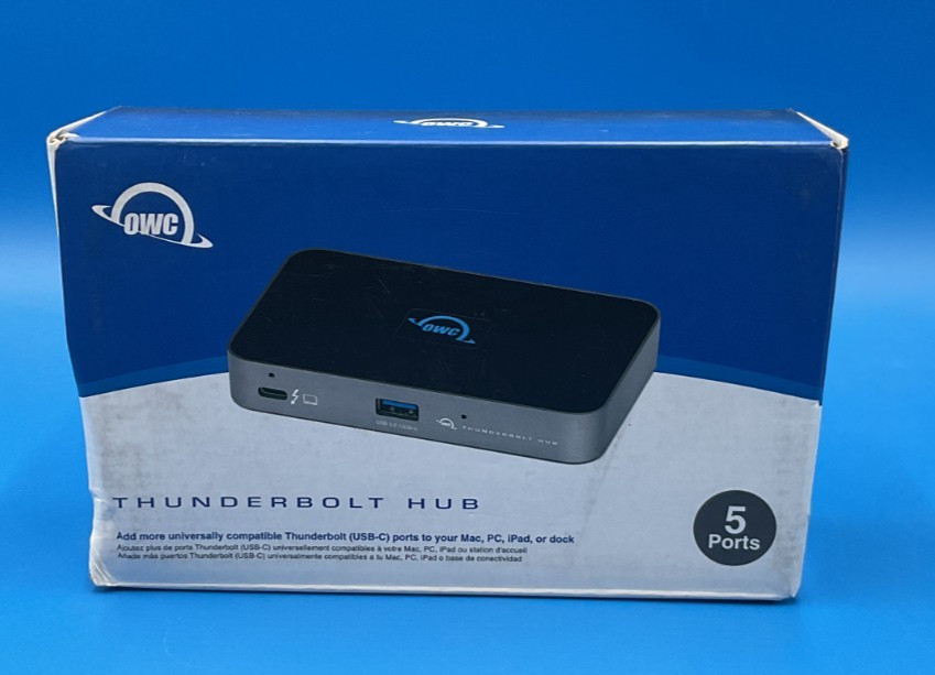 OWC Thunderbolt4 Hub OWCTB4HUB5P ✅❤️️✅❤️ OPEN BOX ✅❤️️✅❤️