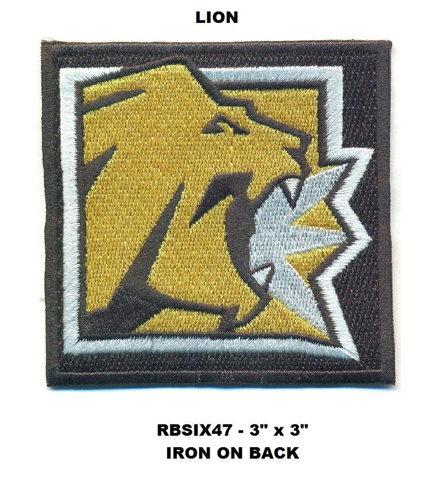 RAINBOW SIX OPERATOR PATCH - LION - RBSIX47