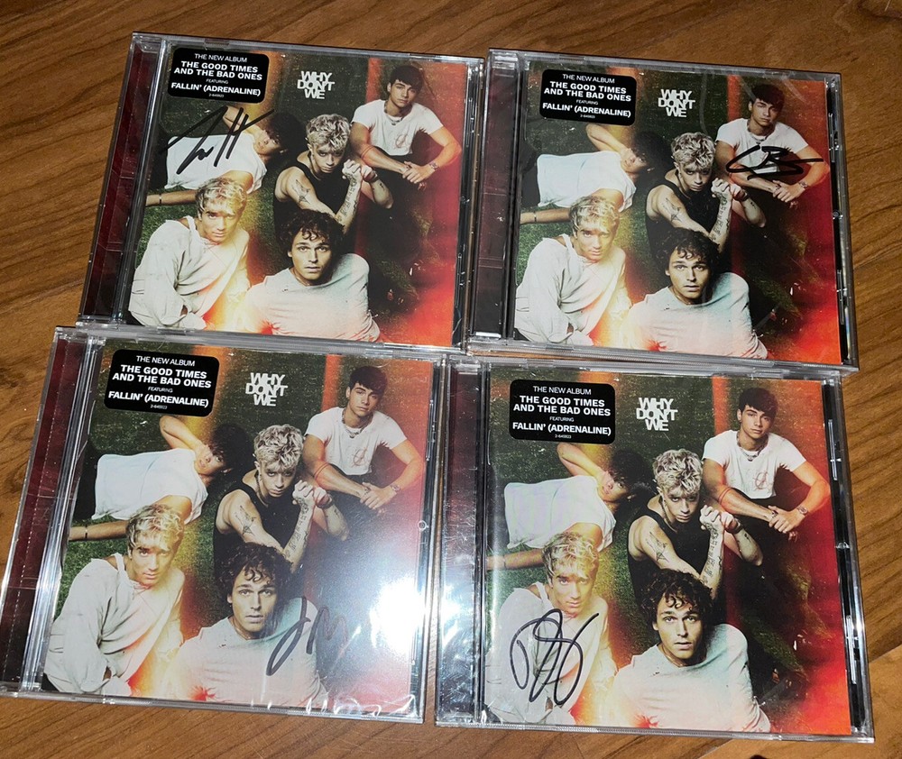 Why dont we signed cd’s 4 Band Members