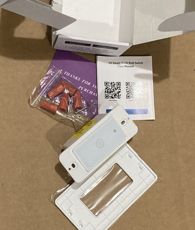 Smart WIFI Light Wall Switch Works with Alexa Google Home