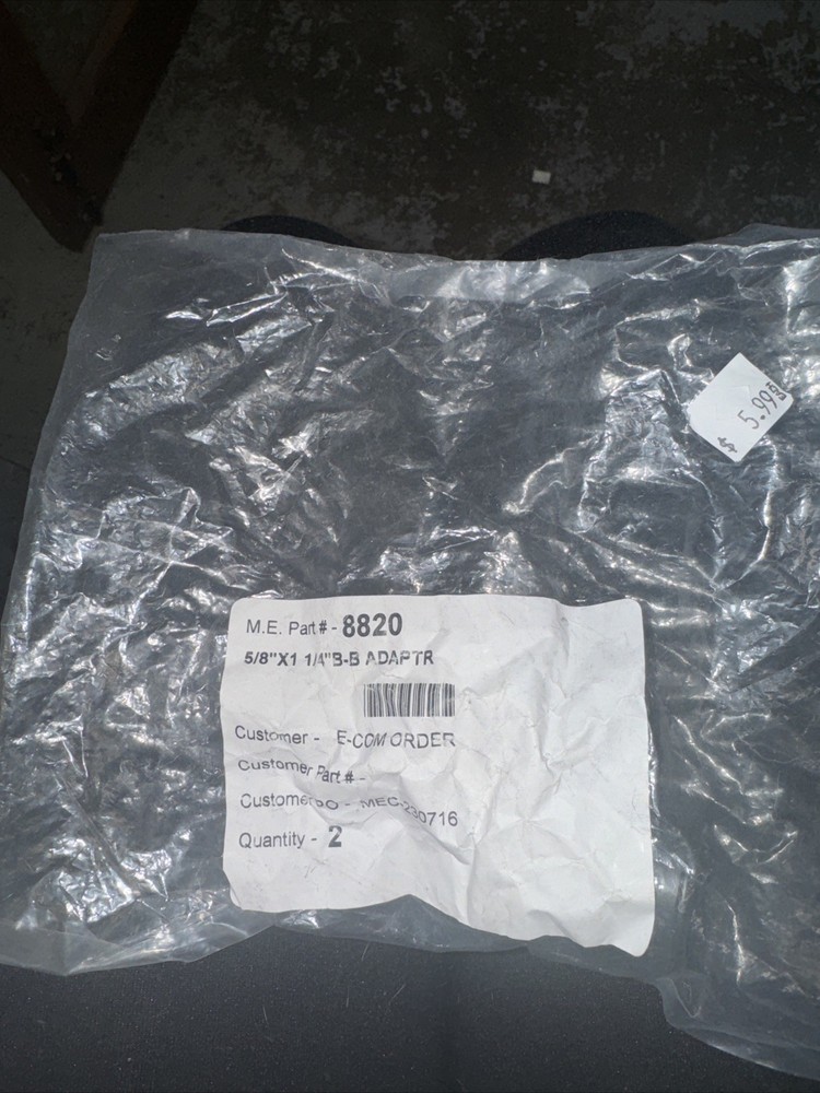 MARINE EAST ADAPTOR  5/8” X 1 1/4” B-B  #8820