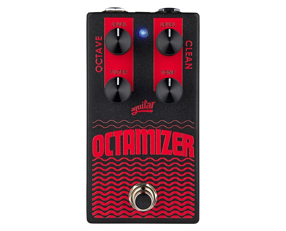 Aguilar Octamizer V2 Octave Pedal + 2x Gator Patch Cable 3 Pack
