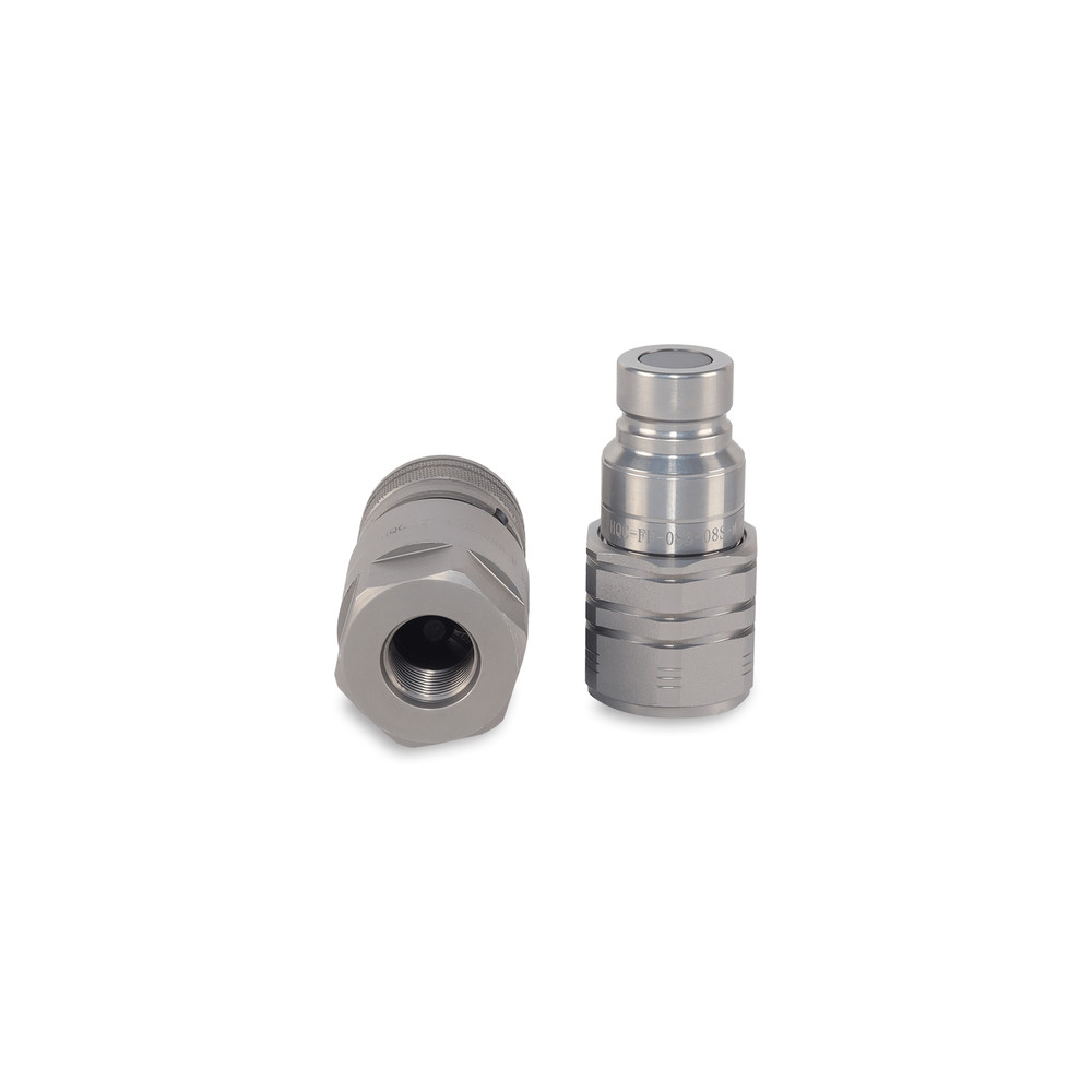 1/2″ Flat Face Hydraulic Quick Couplers Set - 1/2″ SAE Thread